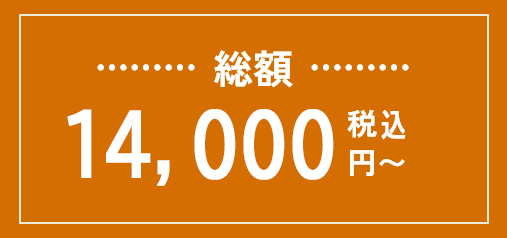 総額11,000円（税抜）～